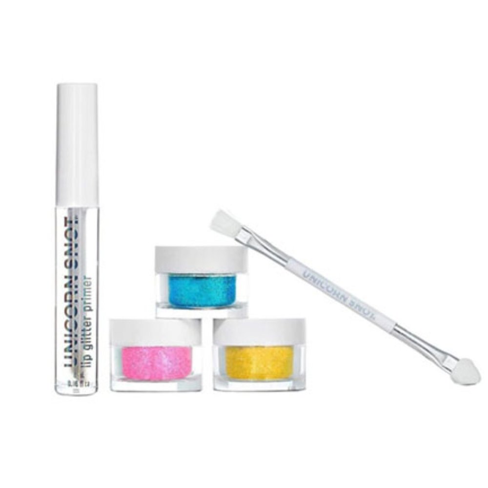 (1 Pack) Unicorn Snot Hi Def Glitter Kit, Lip Gloss, Eyeshadow, Primer + 3 Color - Picture 3 of 11